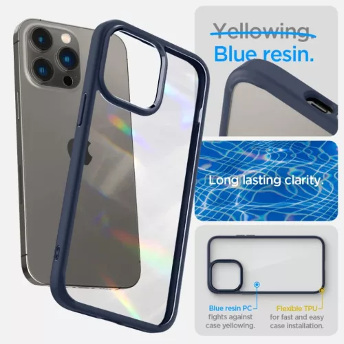 iPhone 14 Pro Spigen Ultra Hybrid tok tengerészkék (ACS04962)-8809811864595 6 kép