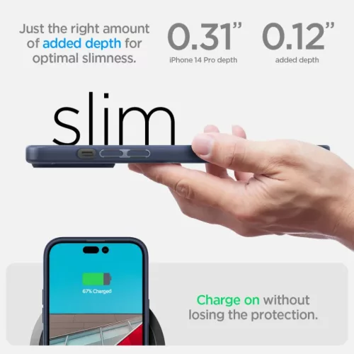 iPhone 14 Pro Spigen Ultra Hybrid tok tengerészkék (ACS04962)-8809811864595 10 kép