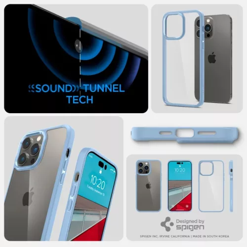 iPhone 14 Pro Spigen Ultra Hybrid tok Sierra kék (ACS04964)-8809811864618 2 kép