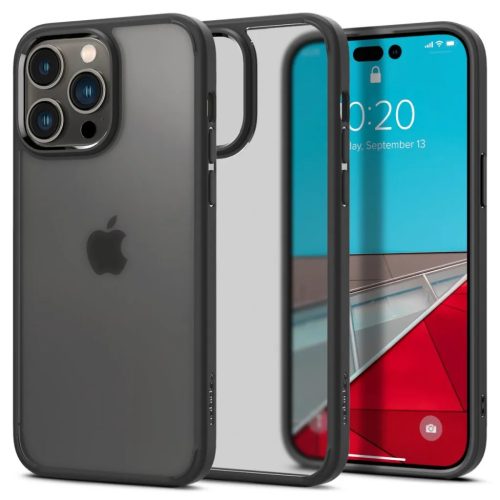 iPhone 14 Pro Spigen Ultra Hybrid tok Frost Black (ACS04968)-8809811864656 5 kép