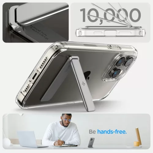 iPhone 14 Pro Spigen Ultra Hybrid ''S'' Crystal Clear tok (ACS04973)-8809811864700 6 kép