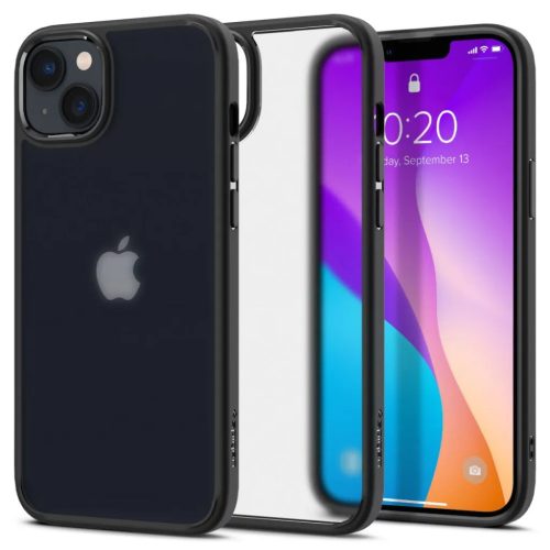 iPhone 14 Spigen Ultra Hybrid tok Frost Black (ACS05047)-8809811865257 5 kép