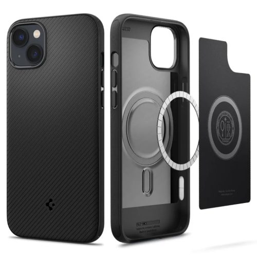 iPhone 14 Spigen Mag Armor MagSafe tok matt fekete (ACS05065)-8809811865431 16 kép