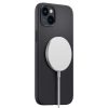 iPhone 14 Spigen Silicone Fit MagSafe-kompatibilis tok fekete (ACS0506-8809811865455 6 kép