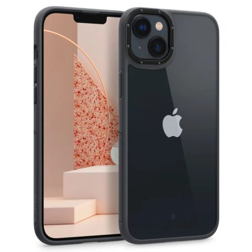 iPhone 14 Caseology Skyfall tok matt fekete-810083831916 7 kép