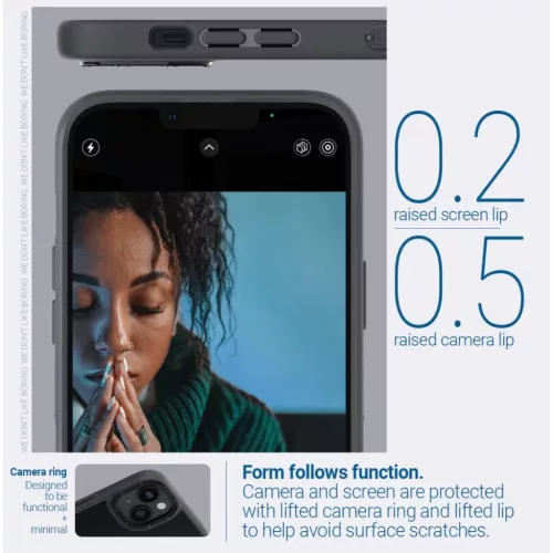 iPhone 14 Caseology Skyfall tok matt fekete-810083831916 9 kép