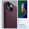 iPhone 14 Caseology Parallax Mag Magsafe kompatibilis tok Burgundy-810083831961 9 kép