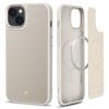 iPhone 14 Spigen Cyrill Kajuk MagSafe-kompatibilis bőrtok krémszín�-8809811865547 1 kép