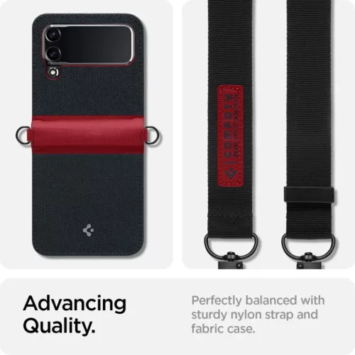 Samsung Galaxy Z FLip 4 Spigen Compoty tok katicabogár (ACS05175)-8809811866179 7 kép