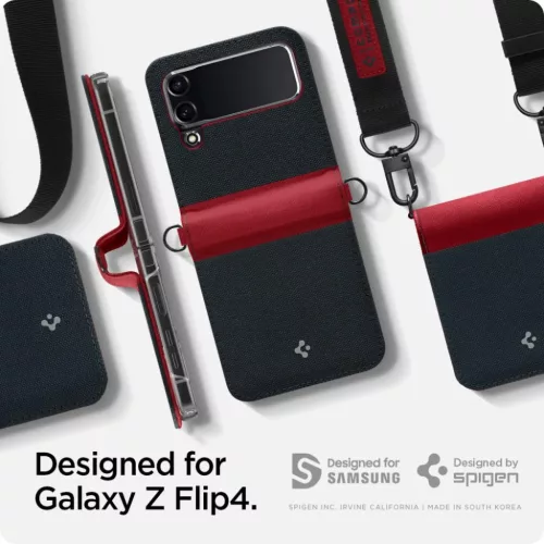 Samsung Galaxy Z FLip 4 Spigen Compoty tok katicabogár (ACS05175)-8809811866179 9 kép