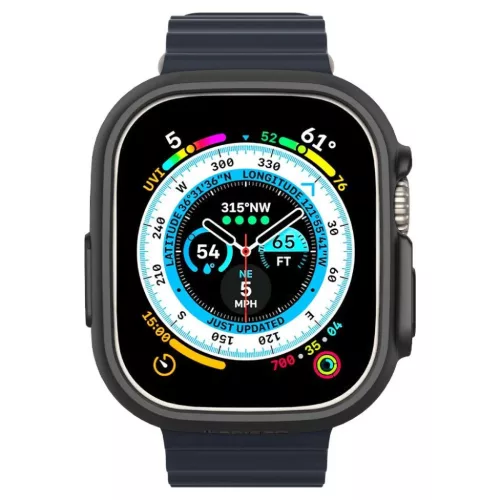 Apple Watch Ultra 1/2/3 (49mm) Spigen Thin Fit tok fekete (ACS05458)-8809811868777 8 kép