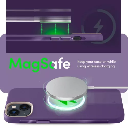 iPhone 14 Plus Spigen Cyrill Ultra Color MagSafe-kompatibilis tok Taro-8809811869071 10 kép