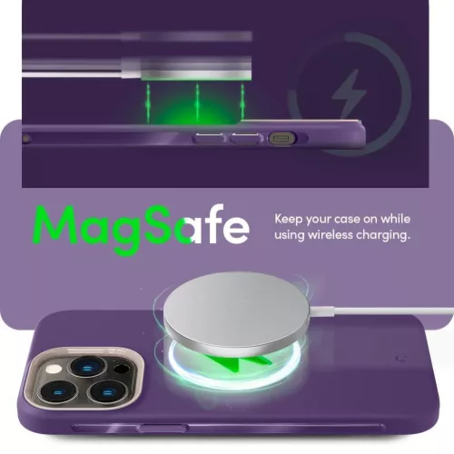 iPhone 14 Pro Spigen Cyrill Ultra Color MagSafe-kompatibilis tok Taro -8809811869088 10 kép