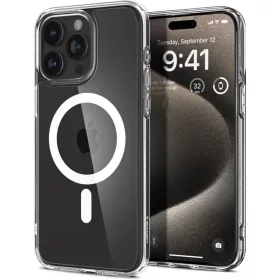   iPhone 15 Pro Spigen Ultra Hybrid MagSafe tok fehér (ACS06715)