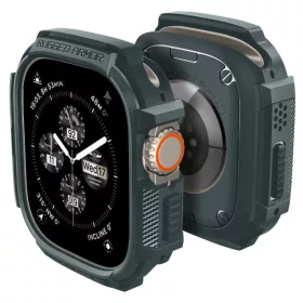 Apple Ultra 1/2 (49mm) Spigen Rugged Armor tok Abyss zöld-8809971222624 9 kép