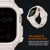 Apple Ultra 1/2 (49mm) Spigen Rugged Armor Pro szíj és tok homokszí-8809971222679 3 kép
