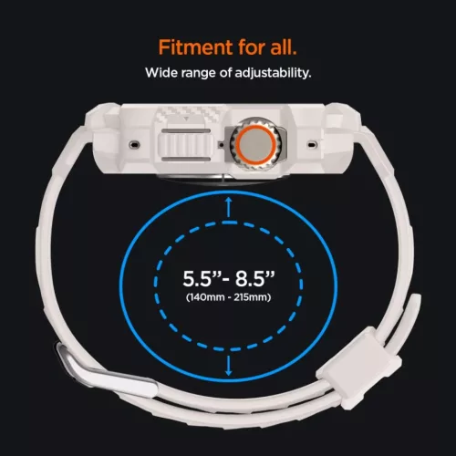 Apple Ultra 1/2 (49mm) Spigen Rugged Armor Pro szíj és tok homokszí-8809971222679 4 kép