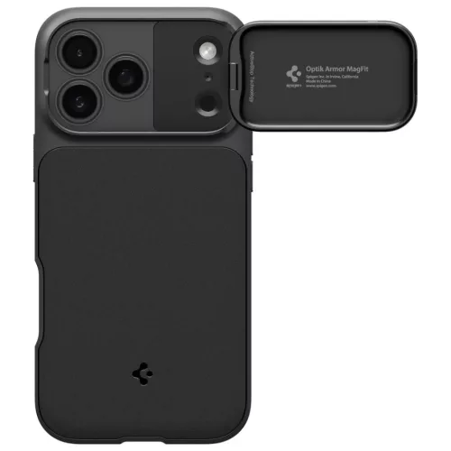 iPhone 17 Pro Max Spigen Optik Armor Mag MagSafe tok Fekete-8800283310290 2 kép