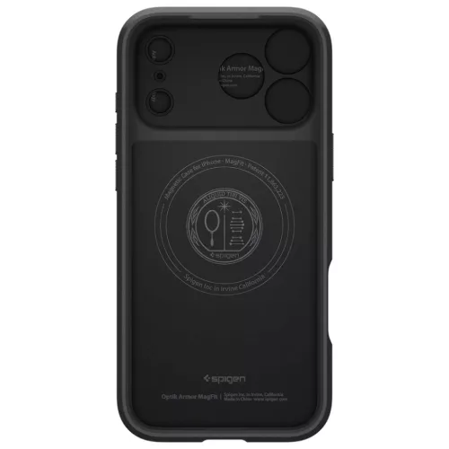 iPhone 17 Pro Max Spigen Optik Armor Mag MagSafe tok Fekete-8800283310290 3 kép