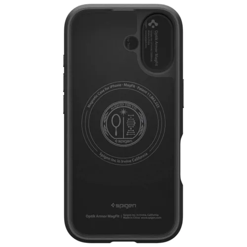 Spigen Optik Armor Mag MagSafe tok iPhone 17-hez Fekete-8800283311167 3 kép