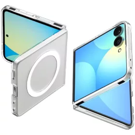 Samsung Galaxy Z Flip8 áttetsző fehér Spigen Air Skin MagFit vékon-8800337246544 1 kép