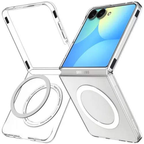 Samsung Galaxy Z Flip8 áttetsző fehér Spigen Air Skin MagFit vékon-8800337246544 2 kép