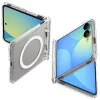 Samsung Galaxy Z Flip8 Spigen Ultra Hybrid Pro MagSafe átlátszó fehér tok