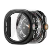  Samsung Galaxy Watch Ultra 2 47 mm fekete Spigen Thin Fit 360 védőtok edzett üveggel