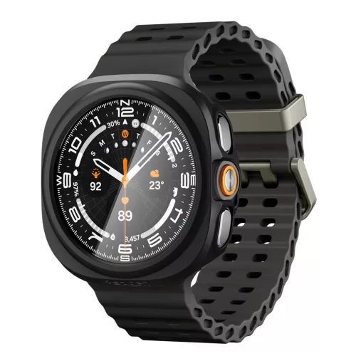 Samsung Galaxy Watch Ultra 2 47 mm fekete Spigen Thin Fit 360 védőt-8800337247428 3 kép