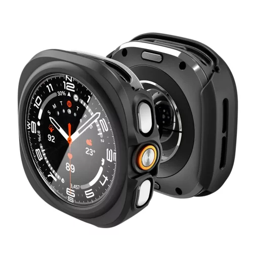  Samsung Galaxy Watch Ultra 2 47 mm fekete Spigen Thin Fit 360 védőt-8800337247428 5 kép