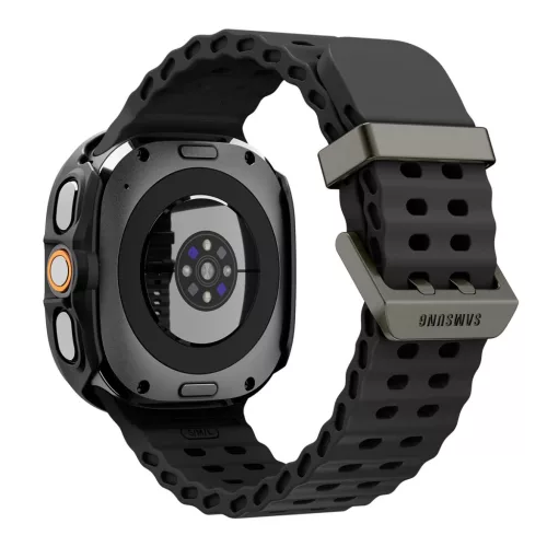  Samsung Galaxy Watch Ultra 2 47 mm fekete Spigen Thin Fit 360 védőt-8800337247428 6 kép