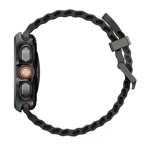  Samsung Galaxy Watch Ultra 2 47 mm fekete Spigen Thin Fit 360 védőt-8800337247428 8 kép
