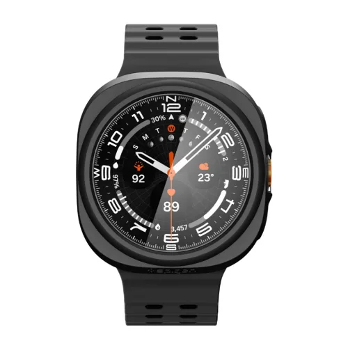  Samsung Galaxy Watch Ultra 2 47 mm fekete Spigen Thin Fit 360 védőt-8800337247428 9 kép