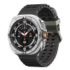  Samsung Galaxy Watch Ultra 2 47 mm ezüst Spigen Bezel Tune Pro (Pilot) védőtok fém előlapkerettel