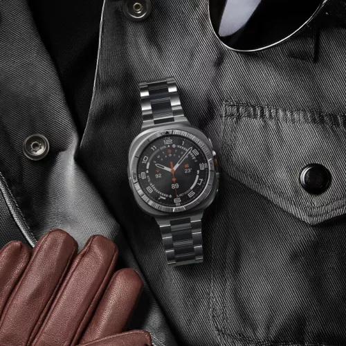  Samsung Galaxy Watch Ultra 2 47 mm ezüst Spigen Bezel Tune Pro (Pilo-8800337247510 10 kép