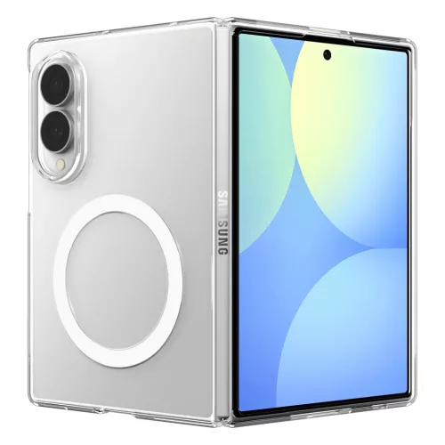 Samsung Galaxy Z Fold8 áttetsző fehér Spigen Air Skin MagFit tok-8800337250800 3 kép