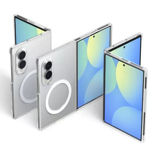 Samsung Galaxy Z Fold8 áttetsző fehér Spigen Air Skin MagFit tok-8800337250800 8 kép