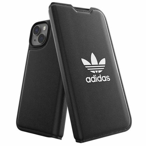 Adidas OR Booklet fliptok BASIC iPhone 14 6.1" fekete/fekete fehér 50-8718846100069 1 kép