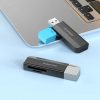 Borofone kártyaolvasó DH9 Wisdom 2 az 1-ben - USB 3.0 to SD + micro -6941991112409 3 kép