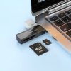 Borofone kártyaolvasó DH9 Wisdom 2 az 1-ben - USB 3.0 to SD + micro -6941991112409 4 kép