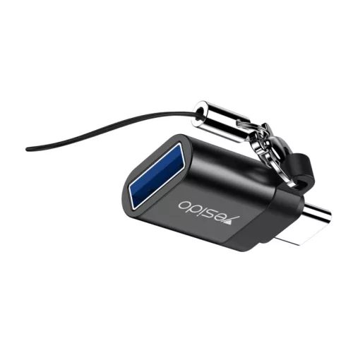 Yesido Adapter OTG GS06 - USB-C (férfi) – USB-A (női) - fekete-6971050262554 4 kép