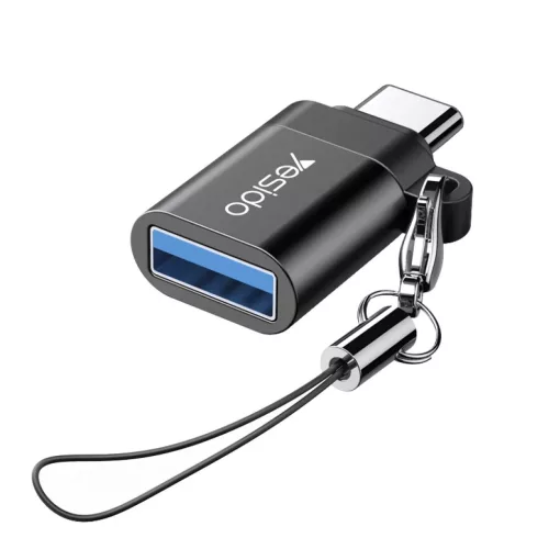 Yesido Adapter OTG GS06 - USB-C (férfi) – USB-A (női) - fekete-6971050262554 6 kép