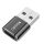 Yesido Adapter OTG GS09 - USB (férfi) - Type C (női) - fekete-6971050262585 11 kép