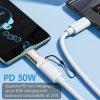 Rock Adapter L12 - Type C (női) to Lightning (férfi) - PD 30W titán-6976721500843 4 kép