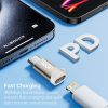 Rock Adapter L12 - Type C (női) to Lightning (férfi) - PD 30W titán-6976721500843 5 kép