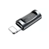 Rock adapter - Lightning (női) - Type C (férfi) - fekete-6971236597036 1 kép