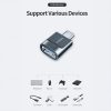 Rock Adapter CA03 - USB (női) to Type C (férfi) - sötétszürke-6972283947928 2 kép