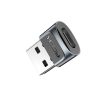 Rock adapter - Type C (aljzat) USB (dugasz) - fekete,-6971236597067 1 kép