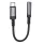Borofone Adapter BV24 Graceful - Type C-3.5 mm jack átalakító - szürke