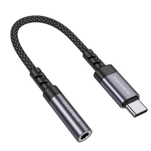 Borofone Adapter BV24 Graceful - Type C-3.5 mm jack átalakító - sz�-6941991118999 3 kép